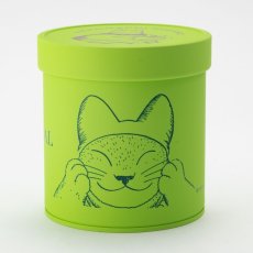 画像1: ATAGOALキャニスター缶(緑）「猫町ブレンド」100g入り (1)